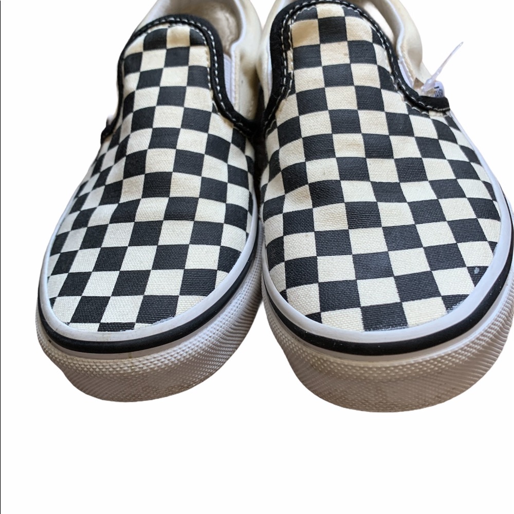Kids Vans Classic SlipOn PlatformCheckerboard2.5